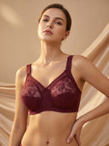 Tanzaib Mahal Maroon Comfort Bra – Full Coverage & Adjustable Straps