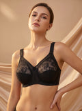 Tanzaib Mahal Black Comfort Bra – Full Coverage & Adjustable Straps
