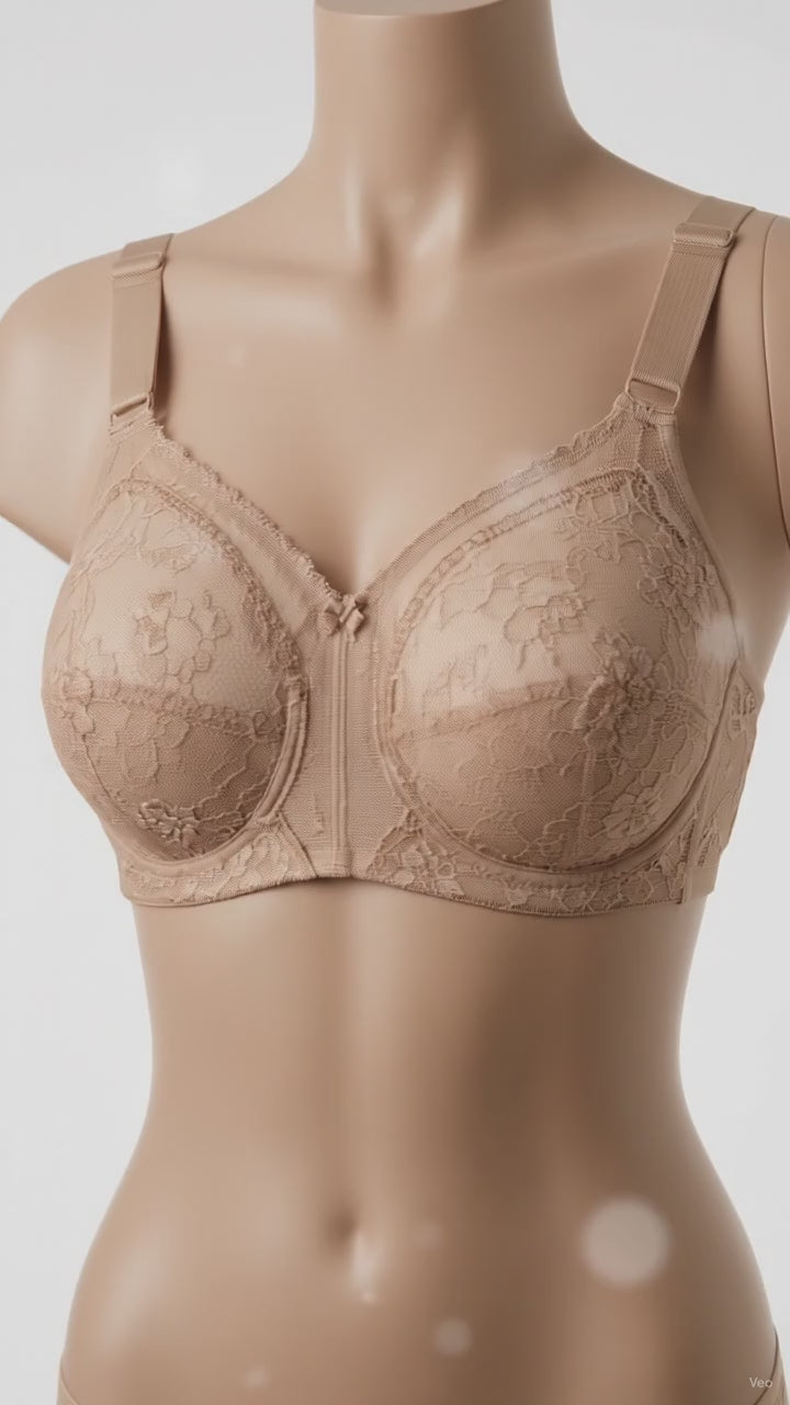 Tanzaib Mahal Skin Comfort Bra – Full Coverage & Adjustable Straps