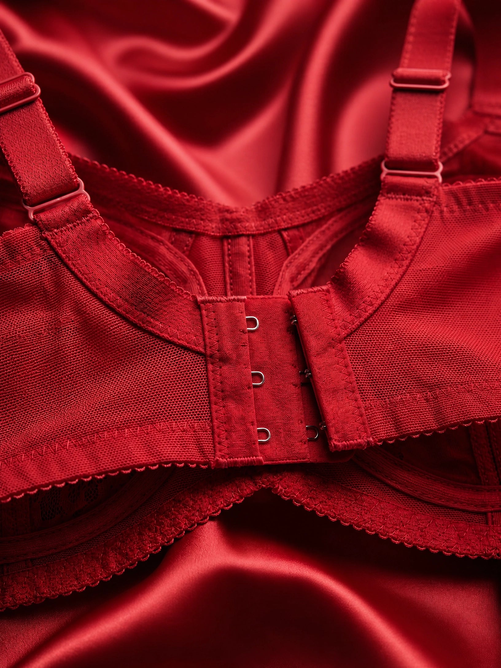 Tanzaib Mahal Maroon Comfort Bra – Full Coverage & Adjustable Straps